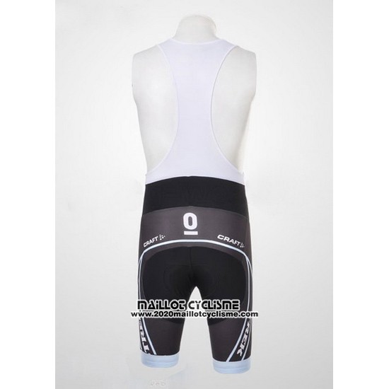 2011 Maillot Ciclismo Trek Leqpard Azur et Noir Manches Courtes et Cuissard